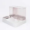 Automatic Pet Feeder and Water Dispenser With Flowing Bowl 2025 Hot Selling Dog Cat Food Water Bowl Wholesale Bulk Order