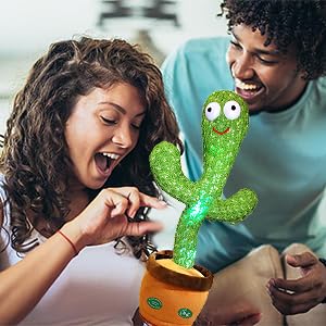 New Interactive Dancing Cactus Toys For Kids Baby Toddler Boys And Girls Fun Singing Mimic Recording Repeating Cactus Baby Gifts