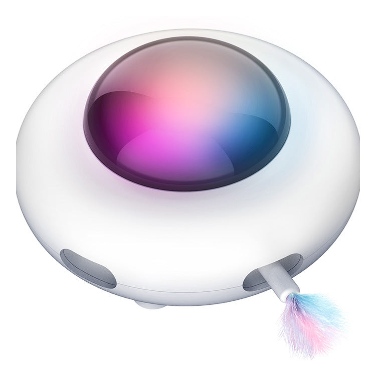 Pet Toy Gravity UFO Smart Teaser Flying Electric Cat Dog Turntable - Varixo