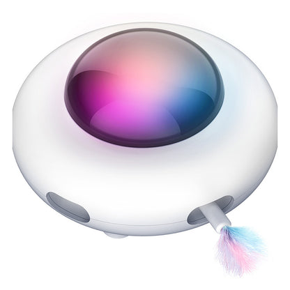 Pet Toy Gravity UFO Smart Teaser Flying Electric Cat Dog Turntable - Varixo
