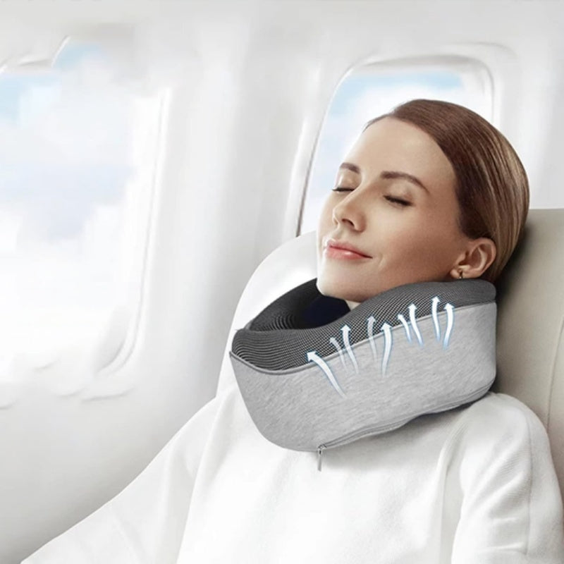U-Shaped Travel Memory Cotton Nap Neck Pillow - Varixo