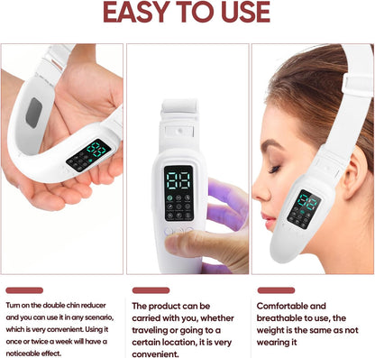 Microcurrent Facial Lifting Massager Double Chin Reducer - Varixo
