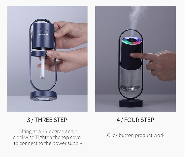 Magic Shadow USB Air Humidifier With Projection Night Lights - Varixo
