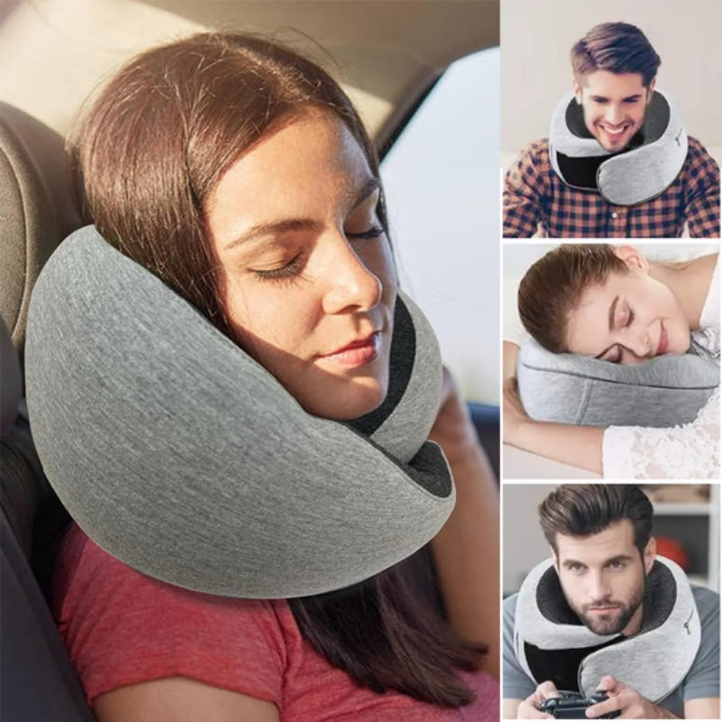 U-Shaped Travel Memory Cotton Nap Neck Pillow - Varixo