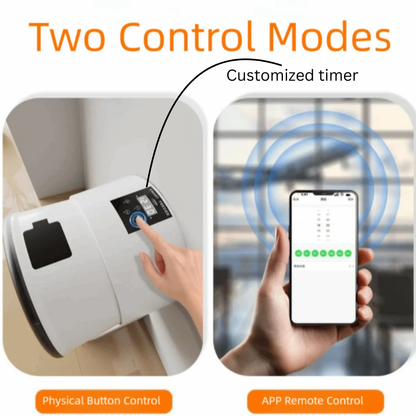 Button/WIFI Control Pet Automatic Feeder - Varixo