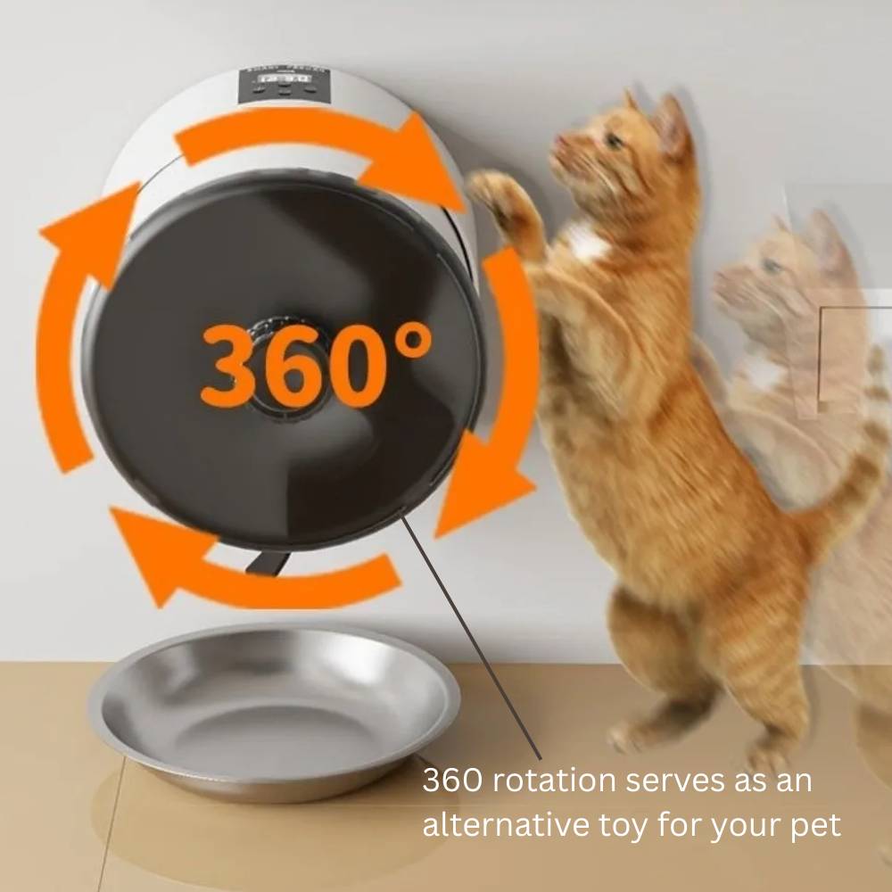 Button/WIFI Control Pet Automatic Feeder - Varixo