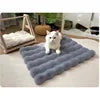 Cat Bed Eco-Friendly 100% Cotton Solid Dog Bed-Classic Non-Waterproof Lightweight Hand Wash All Seasons Use for Living Room