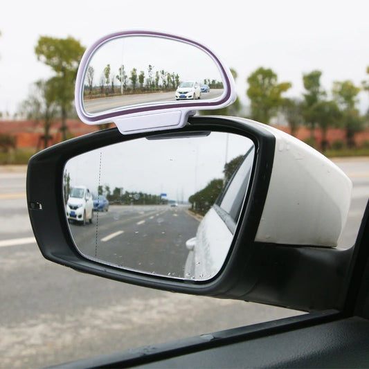 360 Degree Adjustable Wide Angle Car Side Rear Mirrors Blind Spot  for Cars Accessories Parking Auto Rear View Mirror Glass