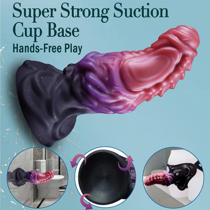YAQU Irregular Monster Dildo Realistic Fantasy Adult Toy for Sexy Time