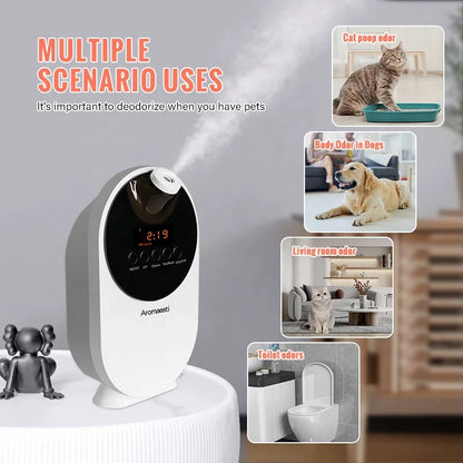 Dynamoelectric Timed Pet Sprayer Waterless Air Purifier Odor Eliminator Hotel Animal Shop Pet Urine Smell Cleaning Household