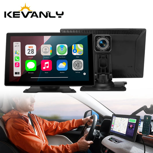 9 Inch High Quality Universal Carplay Screen Car Player Phone Wireless Link Dashboard Portable Carplay Screen Pantalla Carplay