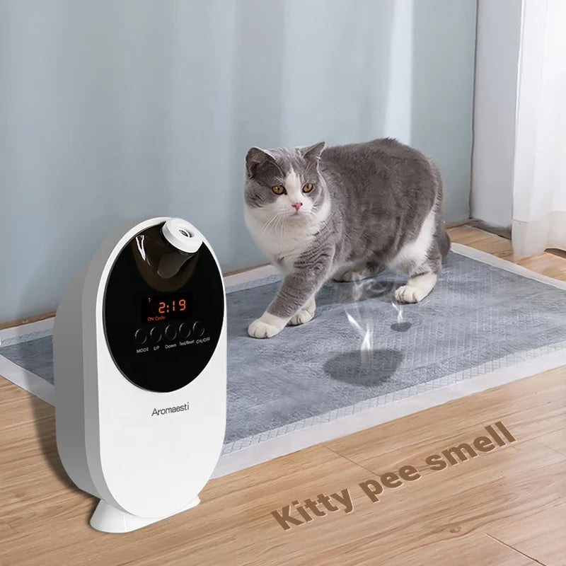 Dynamoelectric Timed Pet Sprayer Waterless Air Purifier Odor Eliminator Hotel Animal Shop Pet Urine Smell Cleaning Household