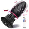 OEM  Rotating Anal Plug APP Remote Control Twist Rotation Vibration Silicone Backstab Massage Stick Masturbation