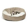 Cozy Cuddler Luxury Orthopedic Dog and Cat Bed Oxford Fabric Hooded Blanket Warm Washable Water Dirt Resistant Cave Pet Beds
