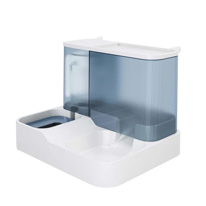 Automatic Pet Feeder and Water Dispenser With Flowing Bowl 2025 Hot Selling Dog Cat Food Water Bowl Wholesale Bulk Order