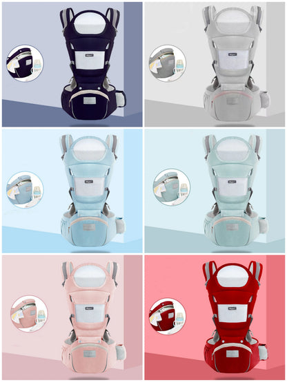 Top Seller Baby Carriers with Hip Seat Wholesale 6 in 1  Baby Wrap Baby Kangaroo Carrier Backpack for Newborn