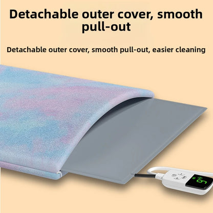 Pet Bed Warming Waterproof Cloth Electric Blanket for Dogs Cats Auto Overheat Protection Temperature-Controlled Heating Mat-All