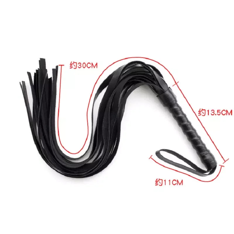 Adult Sex Toys PU Leathe Whip SM Bondage Whipping Slaves Punishment Spanking Whip Gay Fetish  Roleplay Game Erotic Sex Toys