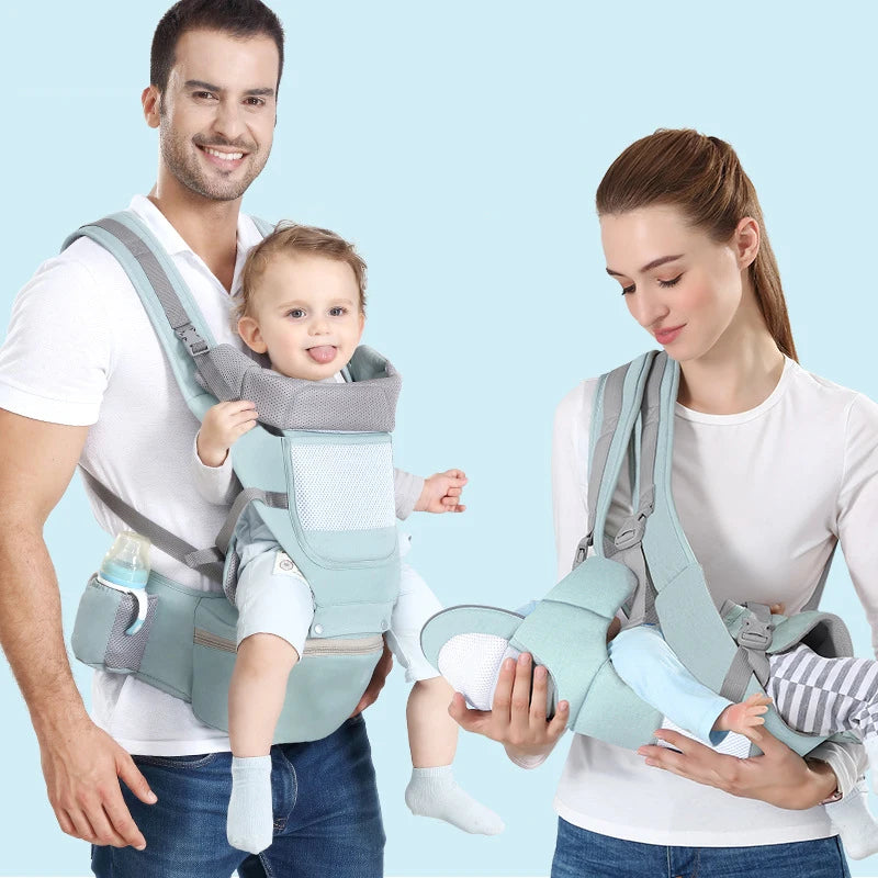 Top Seller Baby Carriers with Hip Seat Wholesale 6 in 1  Baby Wrap Baby Kangaroo Carrier Backpack for Newborn