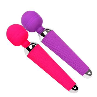 Women's Mini Handheld AV Vibrator 10 Frequency G-Spot Clitoral Stimulation Mushroom Masturbator