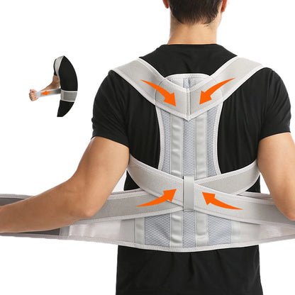 Shoulder-Waist Adjustment Postures Correctors with Breathable Back Support Comfortable Postural Corrector