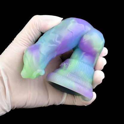 YOCY 7.08 Inch Fantasy Wolf Dog Dildo Silicone Monster Anal Plug Toys With Suction Cup for Beginner G-Spot for Women Men