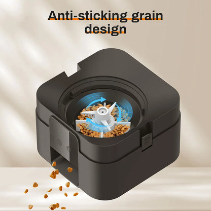 2L Automatic Cat Feeder with Camera Video with Night Vision 2.4G WiFi Automatic Pet Feeder Smart Dog Feeder Cat Food Dispenser