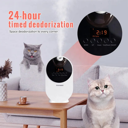 Dynamoelectric Timed Pet Sprayer Waterless Air Purifier Odor Eliminator Hotel Animal Shop Pet Urine Smell Cleaning Household