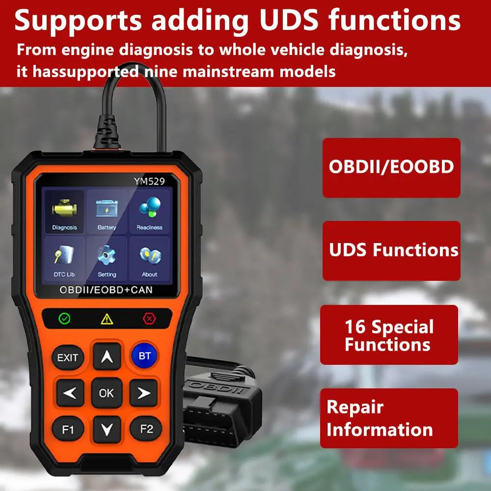 Automotive OBD2 Scanner Engine Analyzer for Car Check Engine Fault Diagnostic Tool 1 Year Warranty