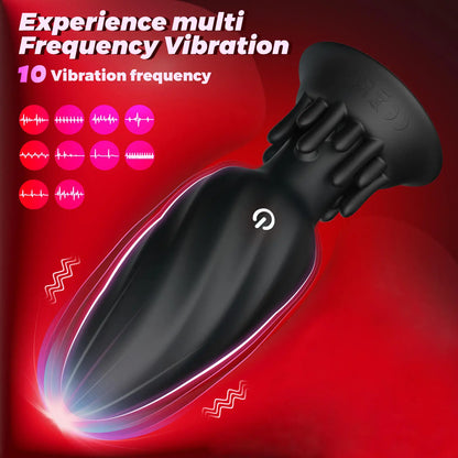 OEM  Rotating Anal Plug APP Remote Control Twist Rotation Vibration Silicone Backstab Massage Stick Masturbation