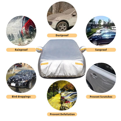 Wholesale All-Weather 6-Layer Waterproof Car Cover for Automobiles
