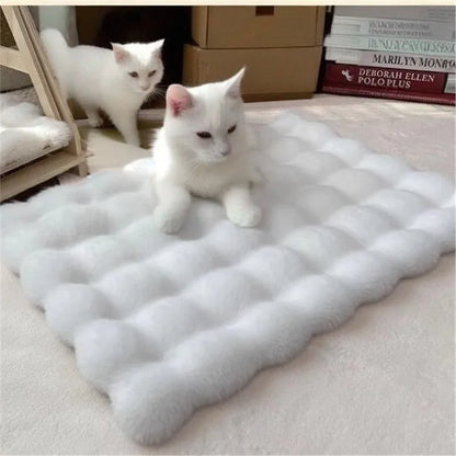 Cat Bed Eco-Friendly 100% Cotton Solid Dog Bed-Classic Non-Waterproof Lightweight Hand Wash All Seasons Use for Living Room