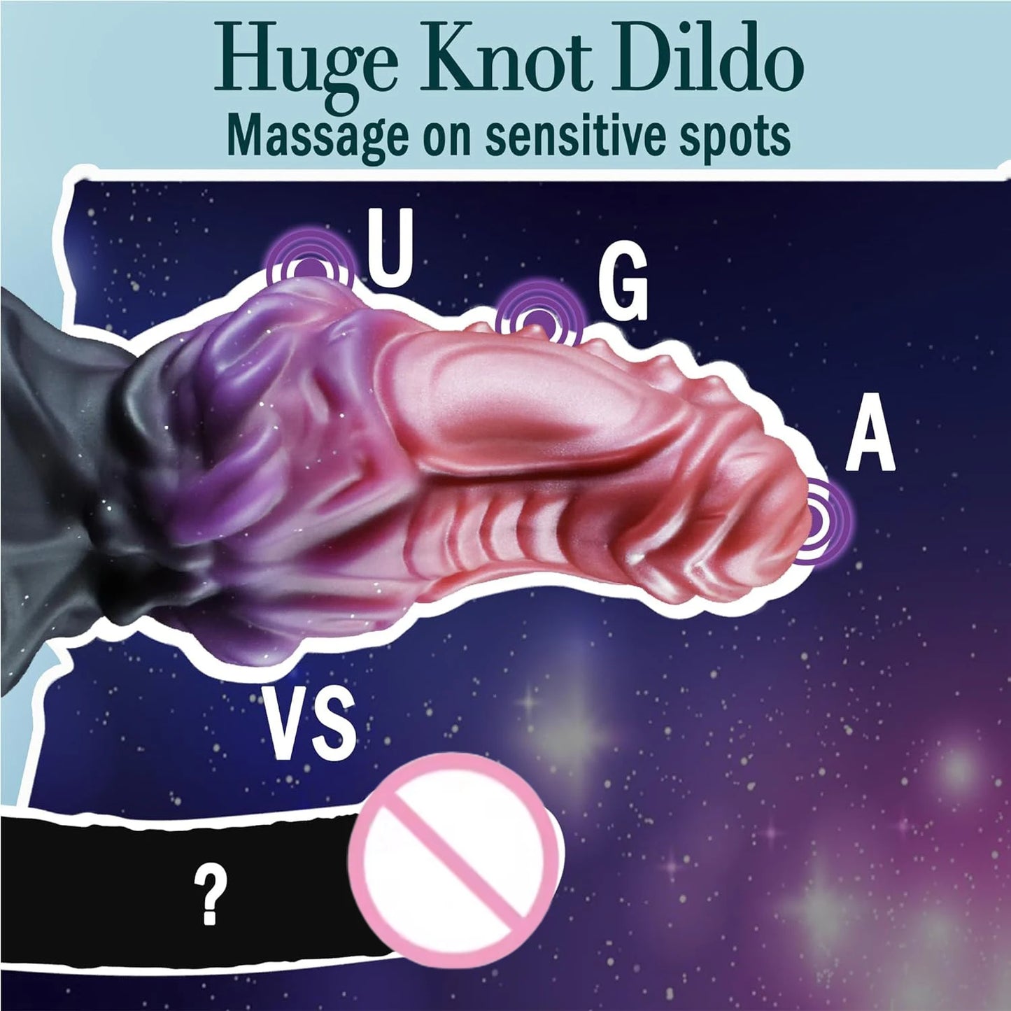 YAQU Irregular Monster Dildo Realistic Fantasy Adult Toy for Sexy Time