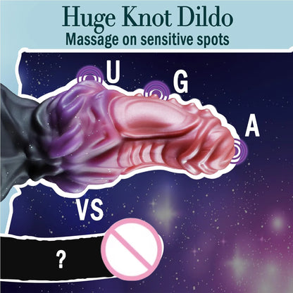 YAQU Irregular Monster Dildo Realistic Fantasy Adult Toy for Sexy Time