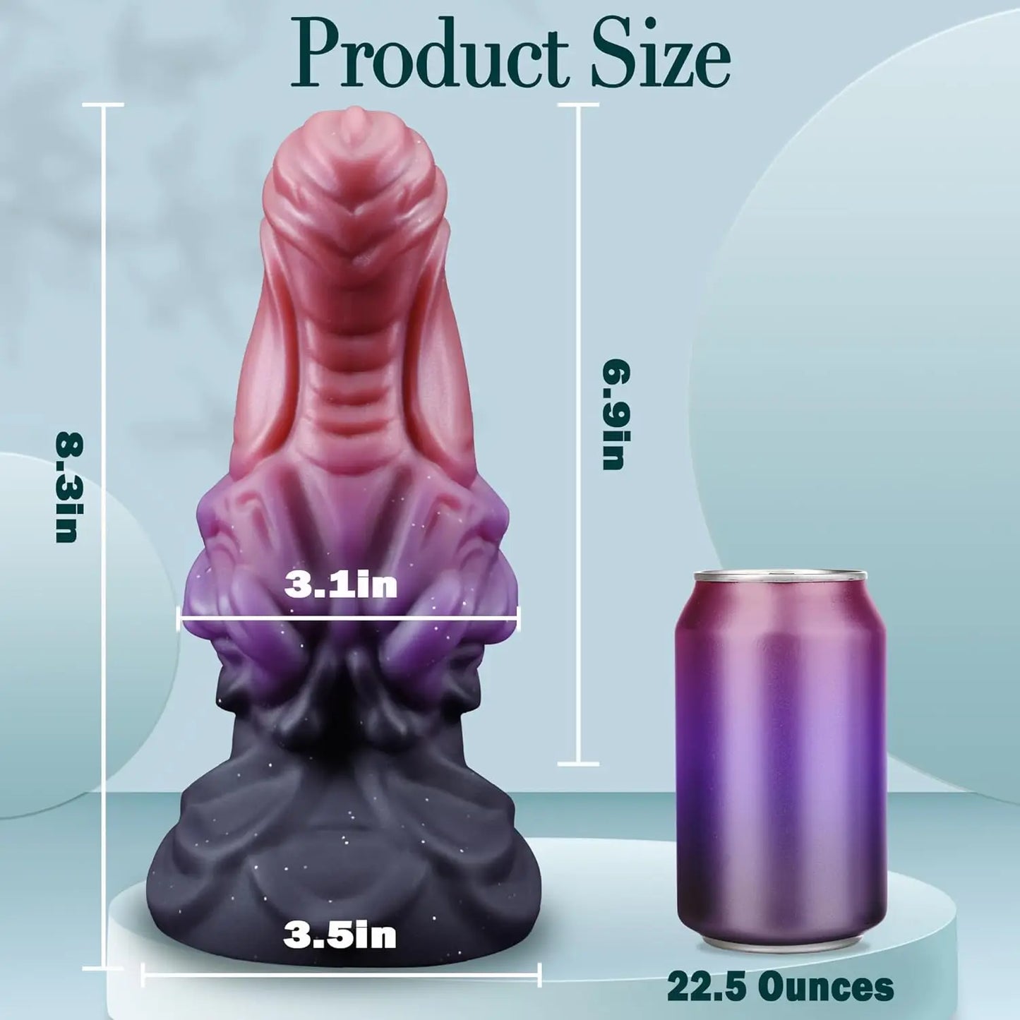 YAQU Irregular Monster Dildo Realistic Fantasy Adult Toy for Sexy Time