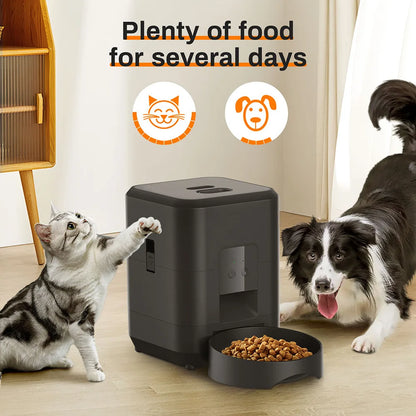 2L Automatic Cat Feeder with Camera Video with Night Vision 2.4G WiFi Automatic Pet Feeder Smart Dog Feeder Cat Food Dispenser