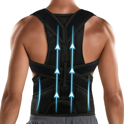 Shoulder-Waist Adjustment Postures Correctors with Breathable Back Support Comfortable Postural Corrector
