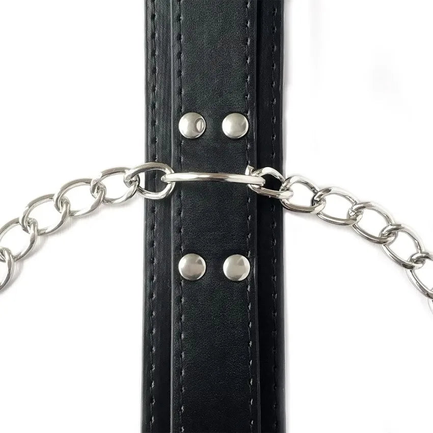 OEM BDSM Couple Toys Bulk Order - Adjustable Bondage Collar for Women, Metal Nipple Clamps Set with Lock Chain