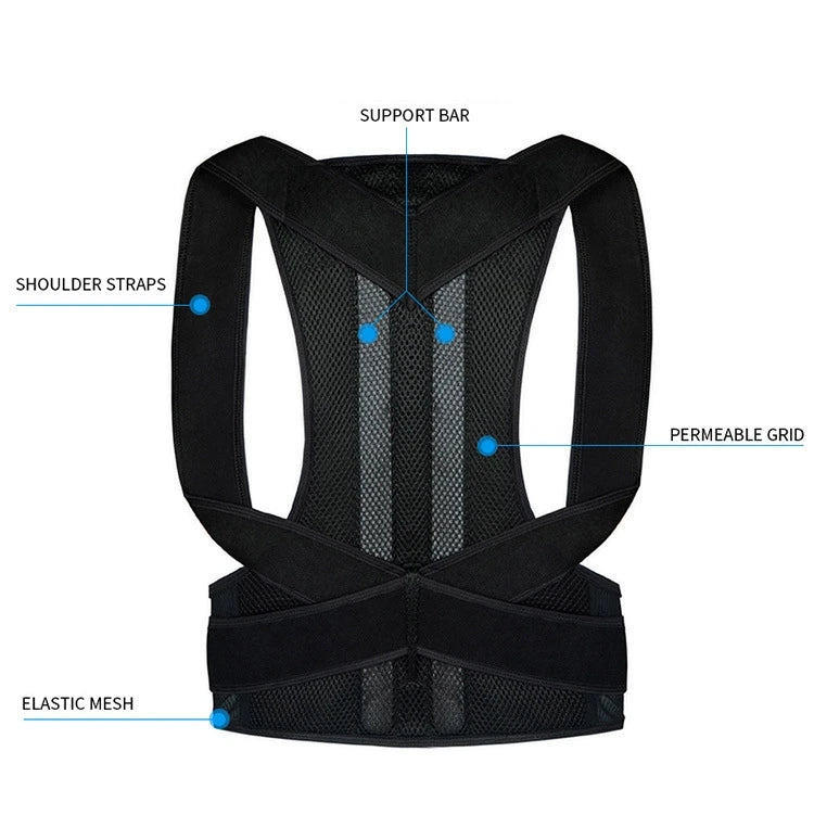 Shoulder-Waist Adjustment Postures Correctors with Breathable Back Support Comfortable Postural Corrector