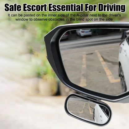 Car Mirror for Reverse Blind Spot 360° Adjustable Wide Angle Side Rear Mirrors Auxiliary Rear View Mirror Car Accessories