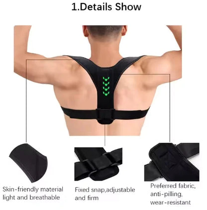 Hot Selling Professional Adjustable Back Support Brace Custom Breathable Posture Corrector for Men Women Wholesale Protection