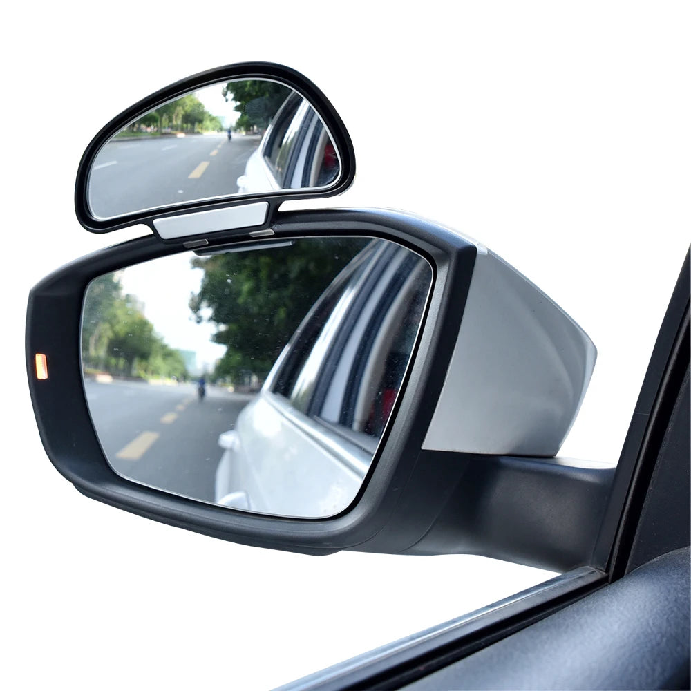 360 Degree Adjustable Wide Angle Car Side Rear Mirrors Blind Spot  for Cars Accessories Parking Auto Rear View Mirror Glass