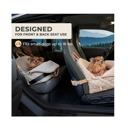 Hot Sale Manufacturer Wholesale Custom Logo Foldable Comfortable Fabric Portable Dog Car Safety Seat Bed