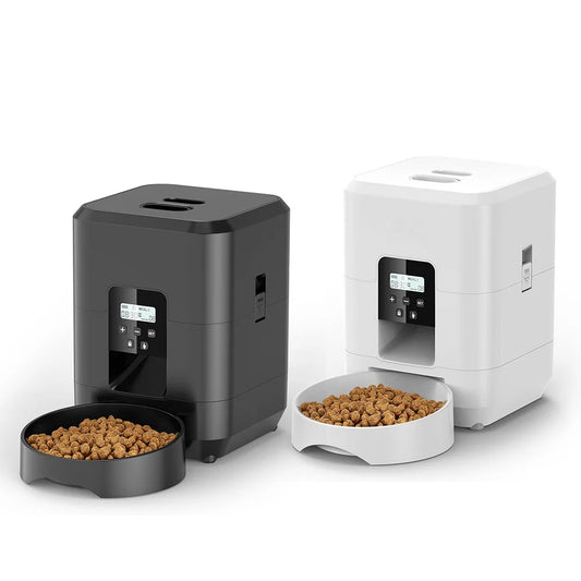 2L Automatic Cat Feeder with Camera Video with Night Vision 2.4G WiFi Automatic Pet Feeder Smart Dog Feeder Cat Food Dispenser