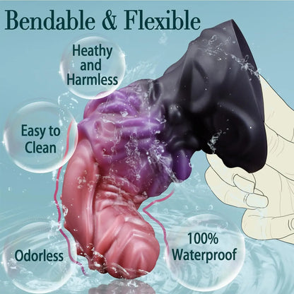 YAQU Irregular Monster Dildo Realistic Fantasy Adult Toy for Sexy Time