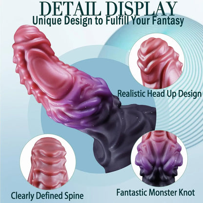 YAQU Irregular Monster Dildo Realistic Fantasy Adult Toy for Sexy Time