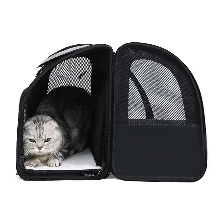 Cat Bag for Outdoor Use Portable and Expandable Pet Travel Bag Small Dog Cat Travel Backpack Pet Accessories