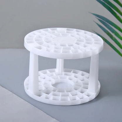 Makeup Brush Holder Organizer 5 Slot 360° Rotating Makeup Brushes Desktop Storage Organizers for Vanity Desktop Bathroom Office