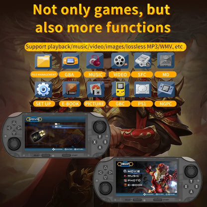 4.5-Inch IPS HD Screen Handheld Wireless Game Console SF3000HD With 1.2G Dual-Core Processor Large Battery Handheld Game Players