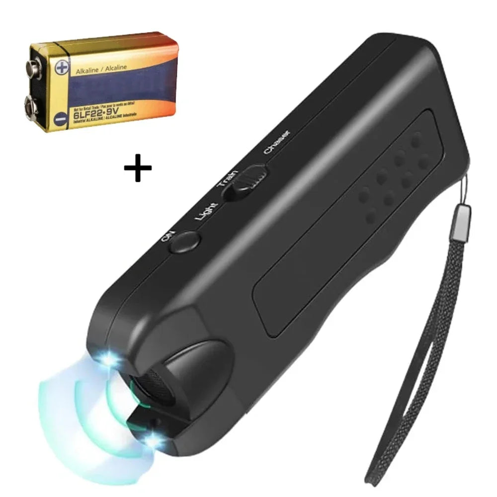 Dog Repeller Portable Ultrasonic Deterrent Handheld Anti-barking 3in1 Dog Training Device Repel Animals Pets Trainer